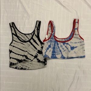 Tie-Dye Crop Tops Set